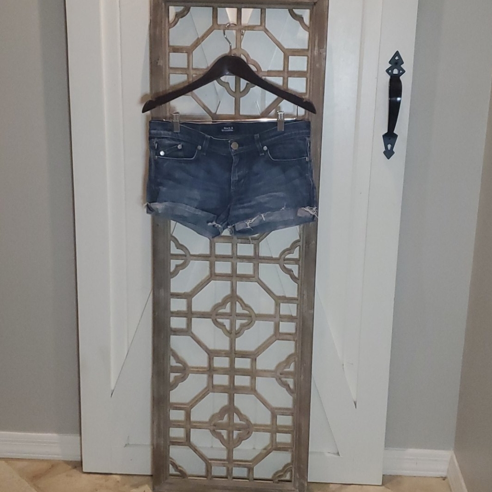 Denim booty shorts